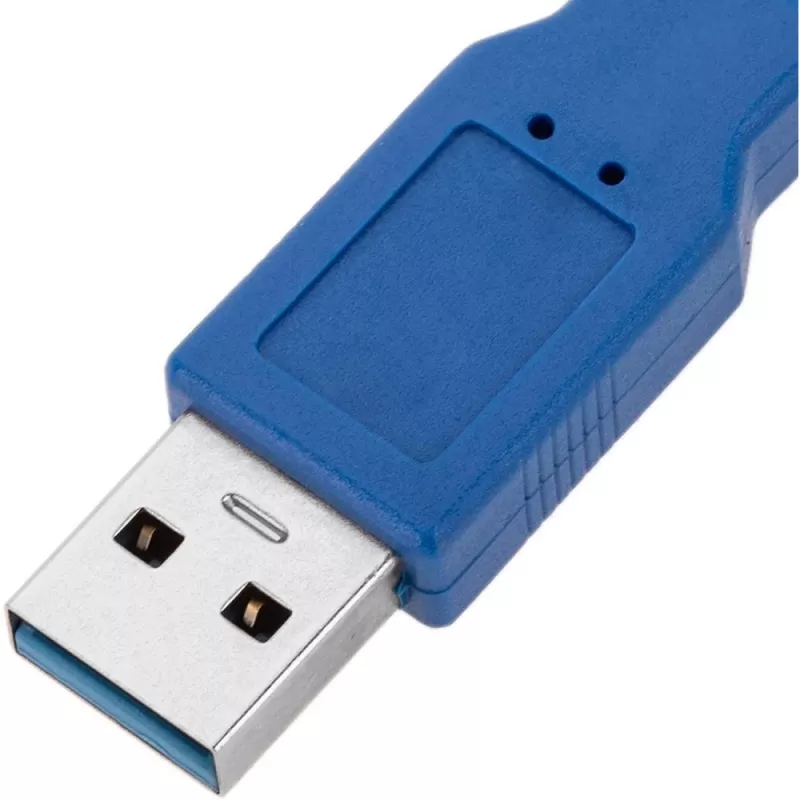 Techly USB 3.0 Verlängerungskabel A Stecker / A Buchse 0,5m blau ICOC U3-AA-005-EX