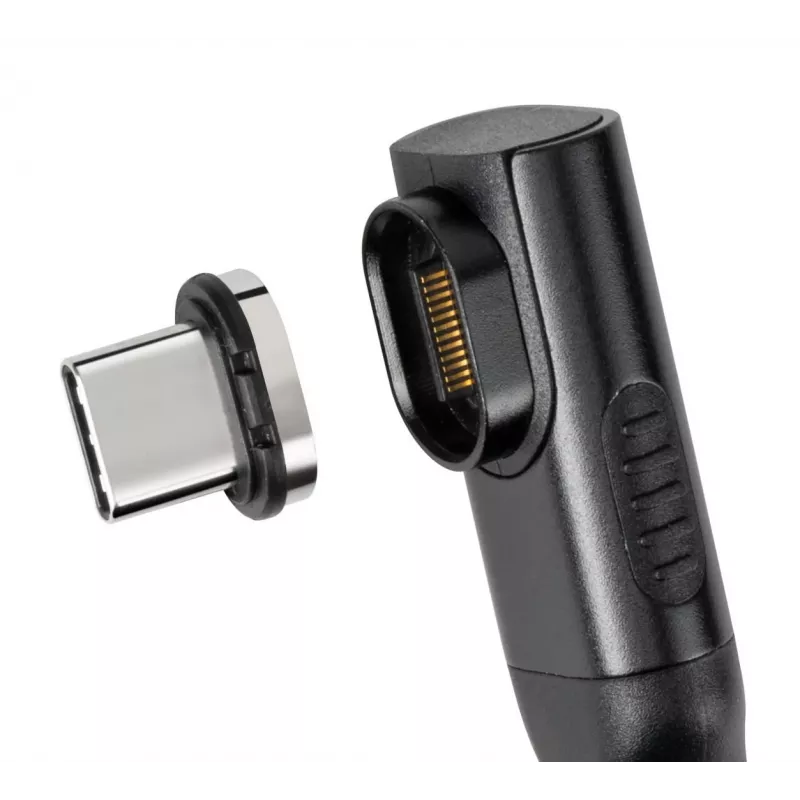 USB4 Magnetic Plug MicroConnect MC-LS-USB4MP2S — USB4-Kabel, 40 Gbit/s Daten, 100 W Power Delivery