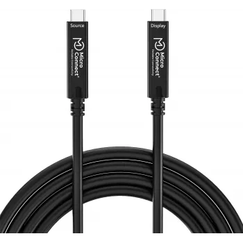 USB-C-Kabel MicroConnect MC-USB3.2CC05-8K-OP 5 m — unterstützt 8K-Video, USB 3.2
