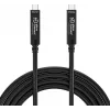 USB-C-Kabel MicroConnect MC-USB3.2CC10-8K-OP 10 m, unterstützt bis zu 8K