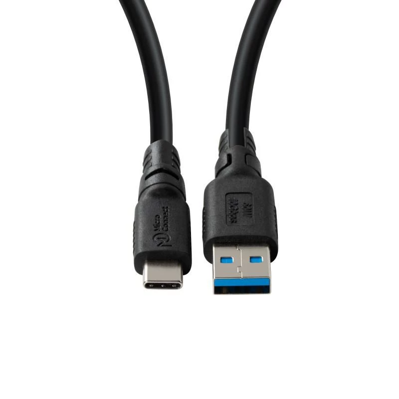 USB-C-auf-USB-A-Adapter MicroConnect USB3.2AC2-LSZH, USB 3.2, LSZH-Mantel