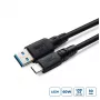 USB-C auf USB-A Adapter MicroConnect USB3.2AC3-LSZH — USB 3.2 Gen 1 Datenadapter, LSZH-Mantel
