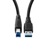 USB 3.2 A-B-Kabel MicroConnect USB3.0AB3B-LSZH 1 m LSZH