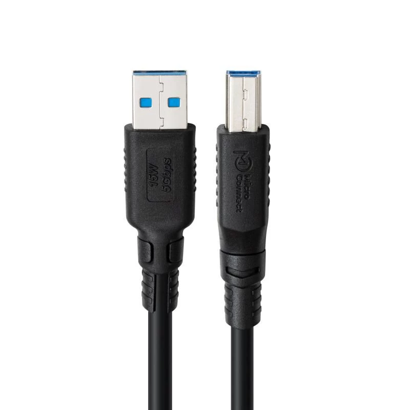 USB 3.2 A-B-Kabel MicroConnect USB3.0AB3B-LSZH 1 m LSZH