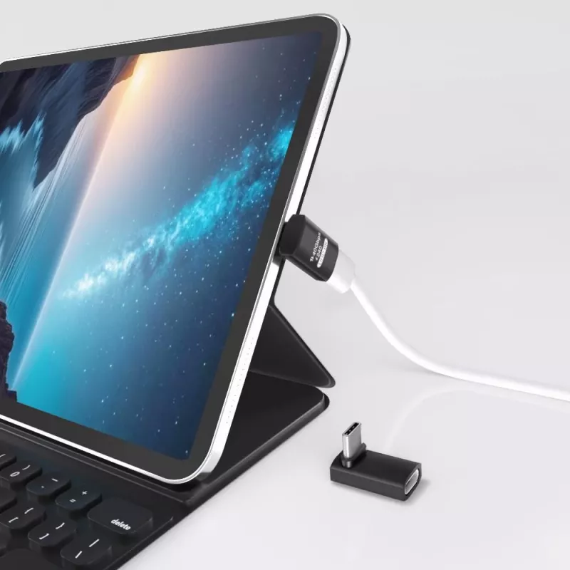 USB4-Kabel MicroConnect USB4-CCFAS90-240W – 240W Power Delivery, 40 Gbit/s Datenübertragung, USB-C auf USB-C