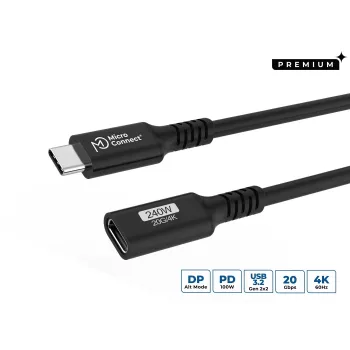 USB-Kabel MicroConnect USB3.2CC05EX 5Gbit/s 1m USB-C auf USB-C