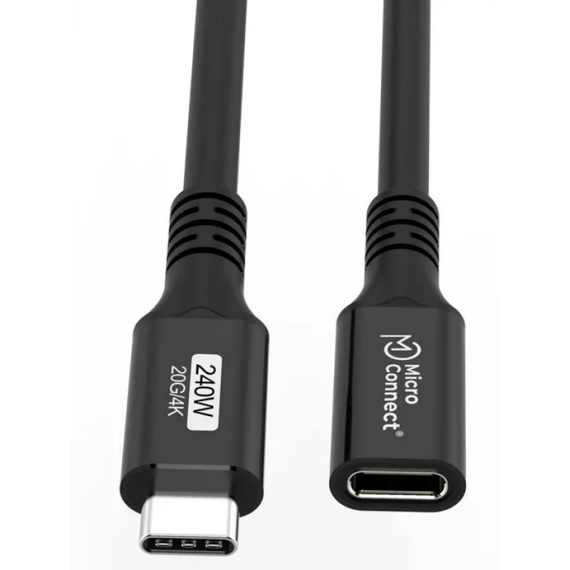 USB-Kabel MicroConnect USB3.2CC05EX 5Gbit/s 1m USB-C auf USB-C