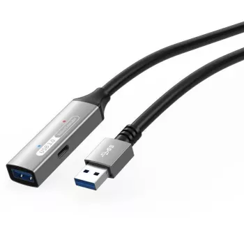 Microconnect USB3.0AAF20A USB-Kabel 20 m USB A Schwarz