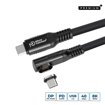 Microconnect MC-LS-USB4CC1.0-A USB-Kabel 1 m USB C Schwarz