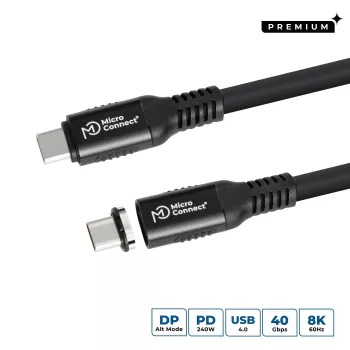 Microconnect MC-LS-USB4CC2.0 USB-Kabel 2 m USB C Schwarz