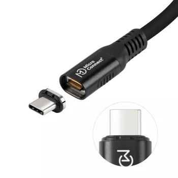 Microconnect MC-LS-USB4CC2.0 USB-Kabel 2 m USB C Schwarz
