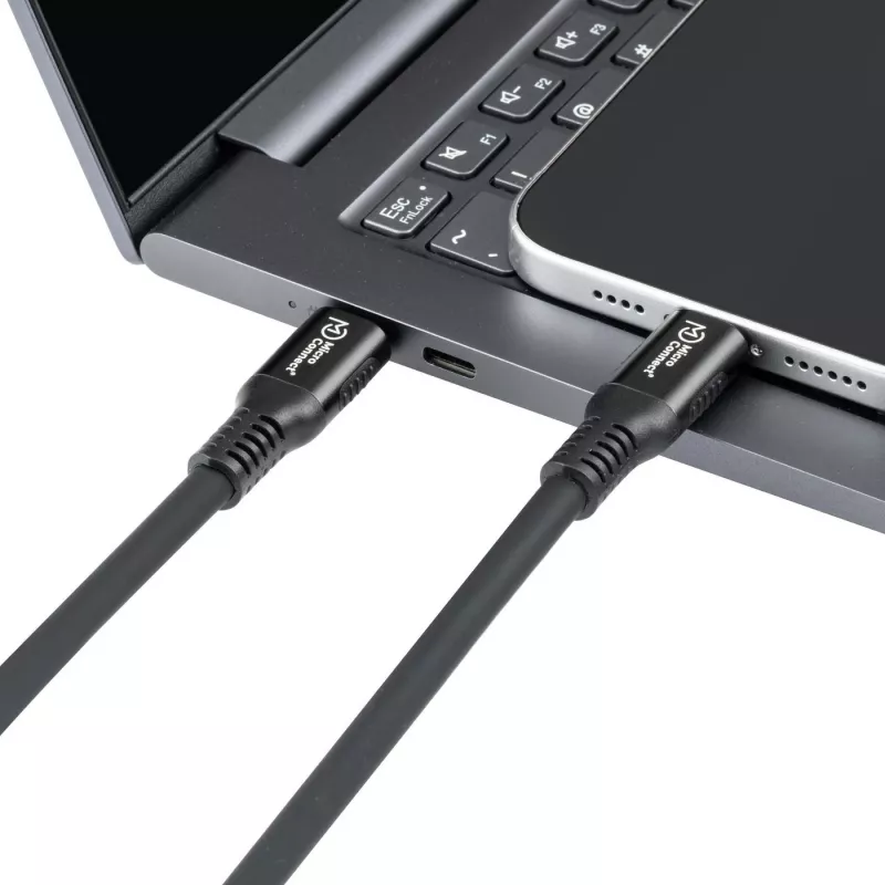 Microconnect MC-LS-USB4CC2.0 USB-Kabel 2 m USB C Schwarz