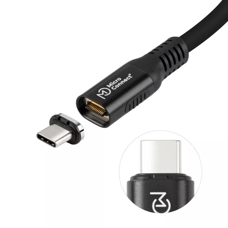 Microconnect MC-LS-USB4CC0.5 USB-Kabel 0,5 m USB C Schwarz