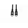 Microconnect USB4CC05-240W-80GBPS USB-Kabel USB4 Gen 3x2 0,5 m USB C Schwarz
