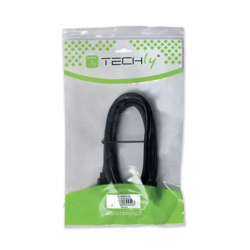 Techly ICOC-HDMI-4-EXT075 HDMI-Kabel 7,5 m HDMI Typ A (Standard) Schwarz