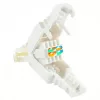Kabelverbinder LOGON TWP8P8TP RJ-45 Cat5e, transparent/weiß/gelb, 10er-Pack