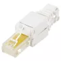 Kabelverbinder LOGON TWP8P8TP RJ-45 Cat5e, transparent/weiß/gelb, 10er-Pack