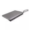 Lindy DST-Mini XT 810, USB-C Laptop Mini Dockingstation mit Einzeldisplay (8K) oder Dual-Display (4K60) und 100W Durchgangsladung