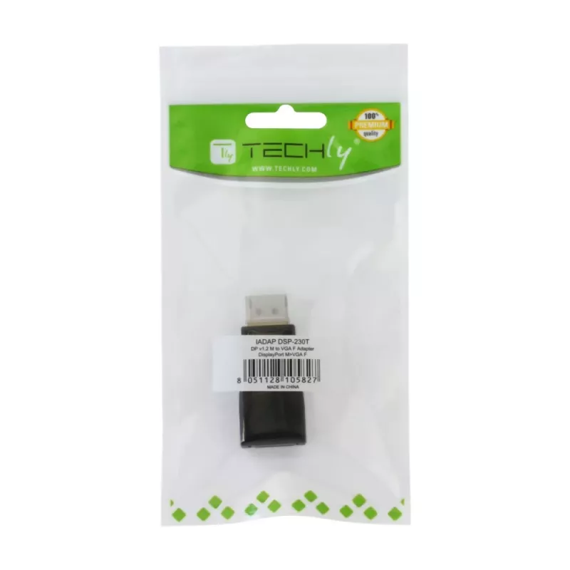 Kabeladapter DisplayPort VGA Techly IADAP-DSP-230T
