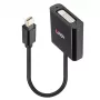 Lindy Mini DisplayPort auf DVI Aktiv-Converter 0,16 m Schwarz