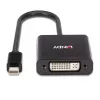 Lindy Mini DisplayPort auf DVI Aktiv-Converter 0,16 m Schwarz