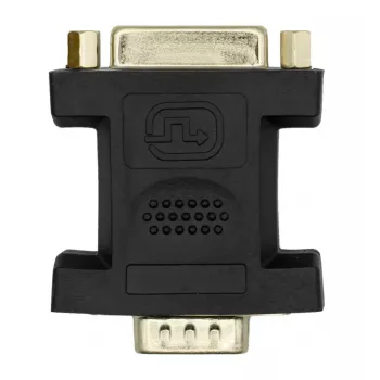 DVI-I 24+5 auf VGA Adapterkupplung ProXtend DVII245F-VGA Schwarz