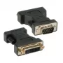 Techly DVI-zu-analogem VGA F/M Adapter IADAP DVI-9100, VGA, DVI-I, Schwarz