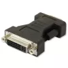 Techly DVI-zu-analogem VGA F/M Adapter IADAP DVI-9100, VGA, DVI-I, Schwarz