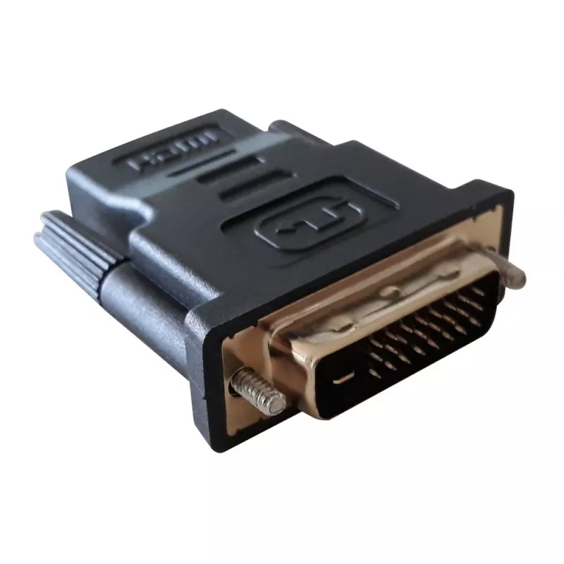 Cable-Adapter DVI-D Schwarz Techly IADAP-DVI-HDMI-F