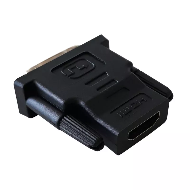 Cable-Adapter DVI-D Schwarz Techly IADAP-DVI-HDMI-F