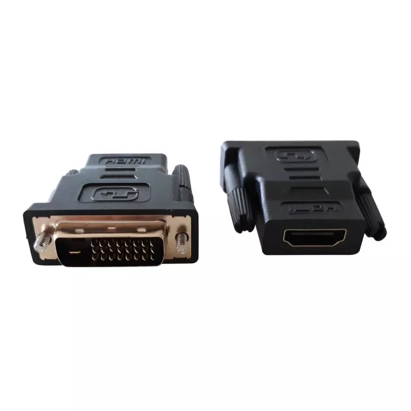 Cable-Adapter DVI-D Schwarz Techly IADAP-DVI-HDMI-F