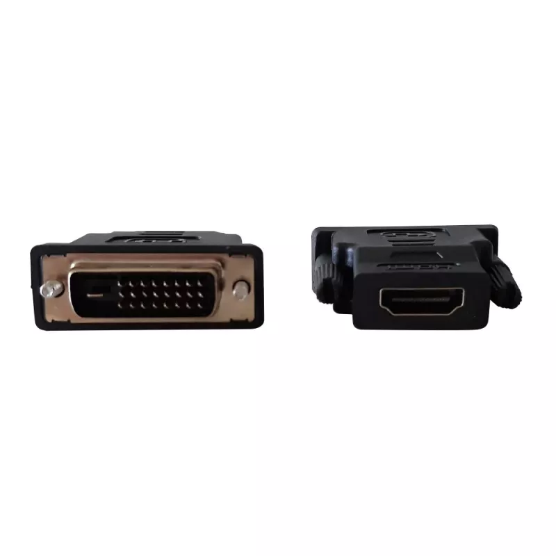 Cable-Adapter DVI-D Schwarz Techly IADAP-DVI-HDMI-F