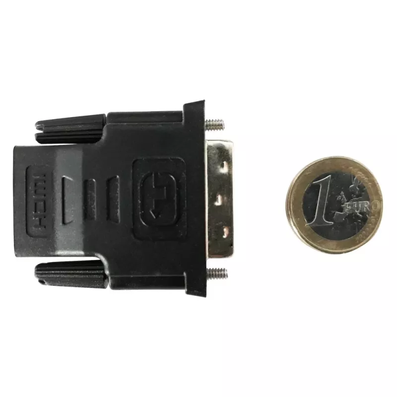 Cable-Adapter DVI-D Schwarz Techly IADAP-DVI-HDMI-F