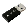 USB-Adapter Techly IADAP USB3-AFT USB A auf USB C Schwarz