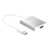 j5create JUA354 USB 3.0 auf 4K HDMI Display Adapter Silber