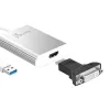 j5create JUA354 USB 3.0 auf 4K HDMI Display Adapter Silber
