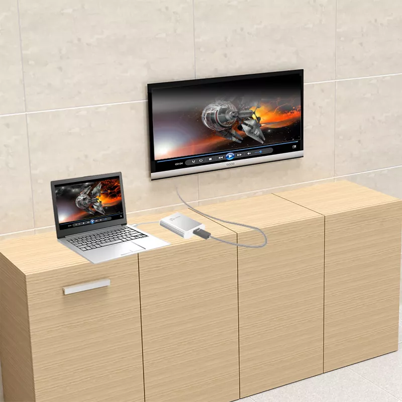 j5create JUA354 USB 3.0 auf 4K HDMI Display Adapter Silber
