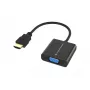Conceptronic ABBY20B HDMI-zu-VGA-Adapter, 0,25 m, HDMI Typ A (Standard), VGA (D-Sub), Stecker, Buchse, Gerade
