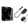 Conceptronic ABBY21B USB 3.0 SATA-Adapter mit Netzteil, 2,5 Zoll/3,5 Zoll SATA HDD/SSD, 2-in-1 USB-C/A-Kabel