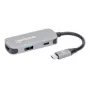 Manhattan USB-C Dock/Hub HDMI USB-A USB-C 100W Power Delivery 4K 60Hz