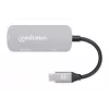 Manhattan USB-C Dock/Hub HDMI USB-A USB-C 100W Power Delivery 4K 60Hz