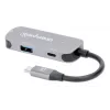 Manhattan USB-C Dock/Hub HDMI USB-A USB-C 100W Power Delivery 4K 60Hz
