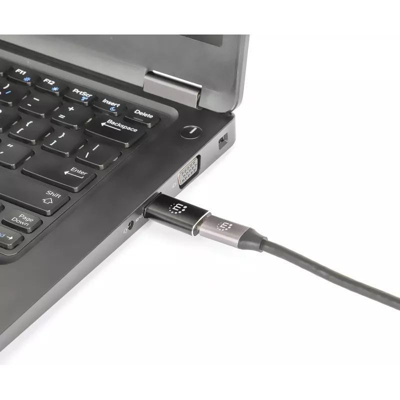 Manhattan USB-C auf USB-A Adapter, Buchse auf Stecker, 10 Gbit/s (USB 3.2 Gen2 aka USB 3.1), SuperSpeed+ USB, Schwarz, lebenslange Garantie