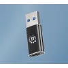 Manhattan USB-C auf USB-A Adapter, Buchse auf Stecker, 10 Gbit/s (USB 3.2 Gen2 aka USB 3.1), SuperSpeed+ USB, Schwarz, lebenslange Garantie