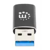 Manhattan USB-C auf USB-A Adapter, Buchse auf Stecker, 10 Gbit/s (USB 3.2 Gen2 aka USB 3.1), SuperSpeed+ USB, Schwarz, lebenslange Garantie