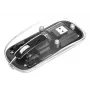 Kabellose Maus Manhattan Transparent wiederaufladbar USB