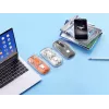 Kabellose Maus Manhattan Transparent wiederaufladbar USB