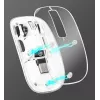Manhattan Transparent Wiederaufladbare Kabellose USB-Maus
