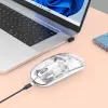 Manhattan Transparent Wiederaufladbare Kabellose USB-Maus