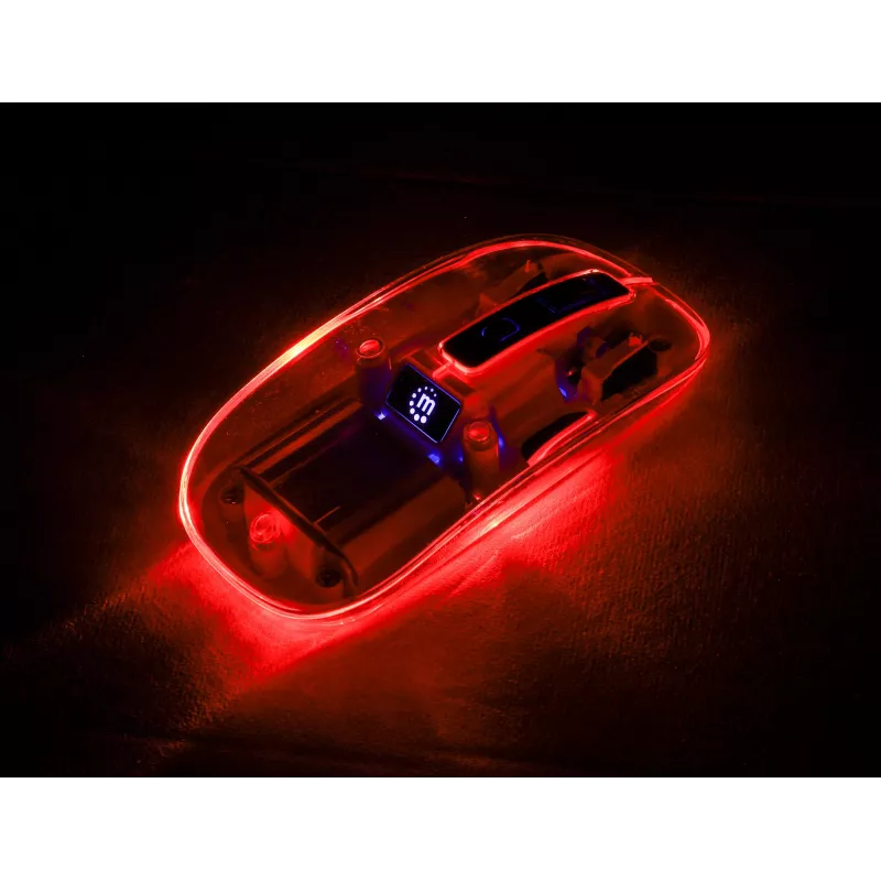 Manhattan Transparent Wiederaufladbare Kabellose USB-Maus